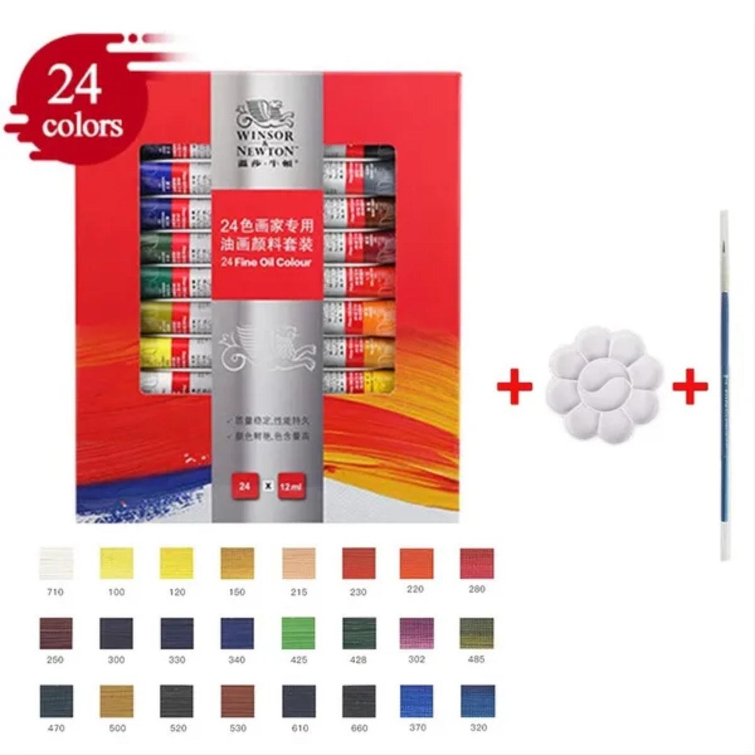 Artist Oil Paint Single Tube 12 Ml 24 Colors Each Make Your Set Paints Oils Tubes High Quality