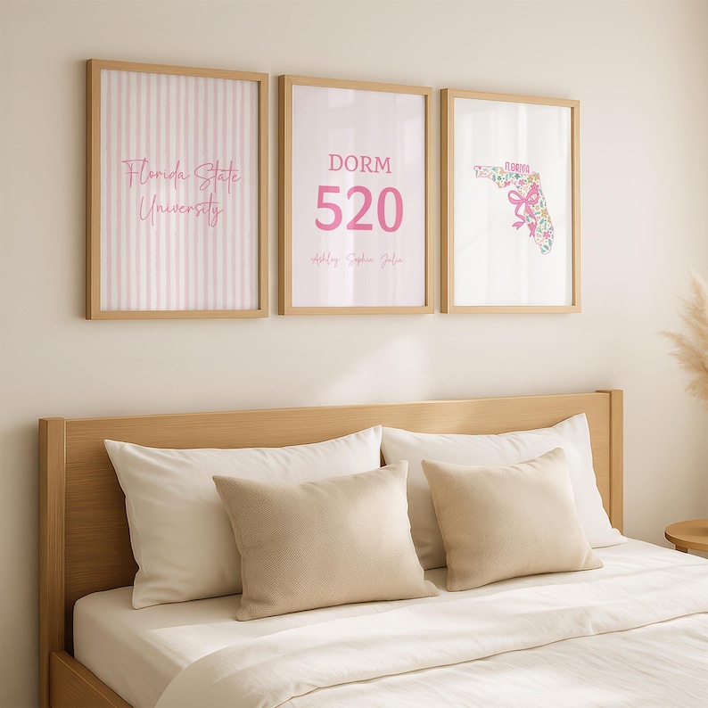 Editable college poster set, pink preppy style with your university, state, dorm, and roommates, perfect for apartments or graduation gifts
coastal dorm art, preppy wall set, east coast decor, college dorm prints, custom digital art, state theme art, pink coastal prints, preppy college decor, custom college art, pink preppy posters, college bedroom art, custom dorm decor, east coast posters