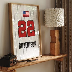 Any Color, Custom Baseball Jersey Poster, Personalized Jersey Art, Custom Sportive Print, Jersey Poster for Baseball Lovers Gift or Decorate