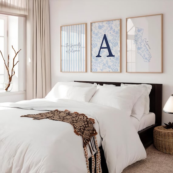Personalized Dorm Poster Set: Custom College Wall Art (Digital Download)