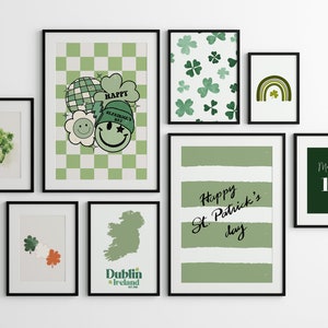 st.patricks day decor | set of 26 PRINTABLES | st patrick's day printables | st patricks day wall art | st. patricks day decor