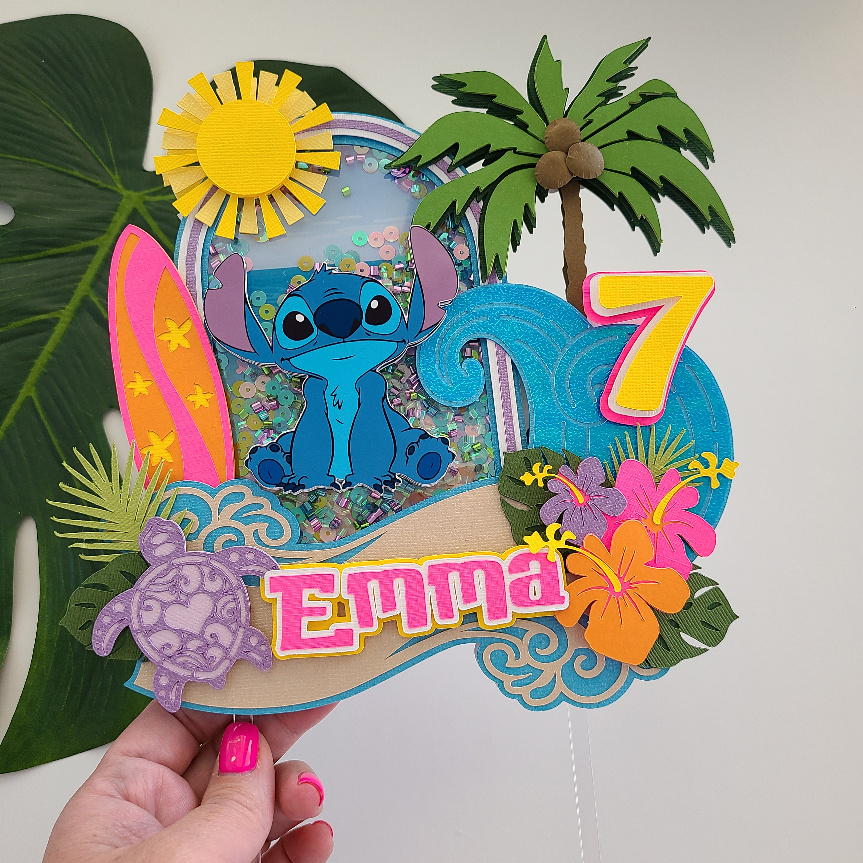 Stitch Cake Topper Lilo & Stitch Cake Topper Lilo and Stitch Etsy