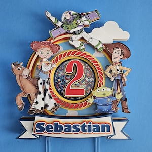 Toy Story Cake Topper Two Infinity and Beyond Cake Topper