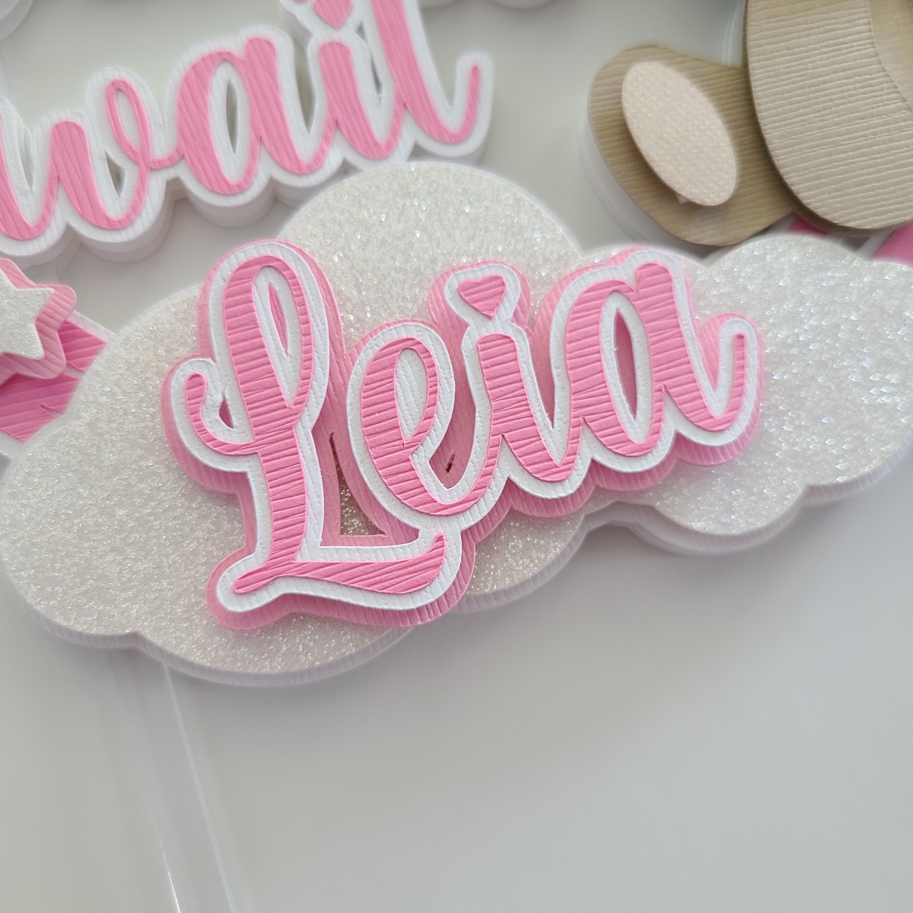 We Can Bearly Wait Baby Shower Cake Topper Teddy Bear Baby Shower Cake ...