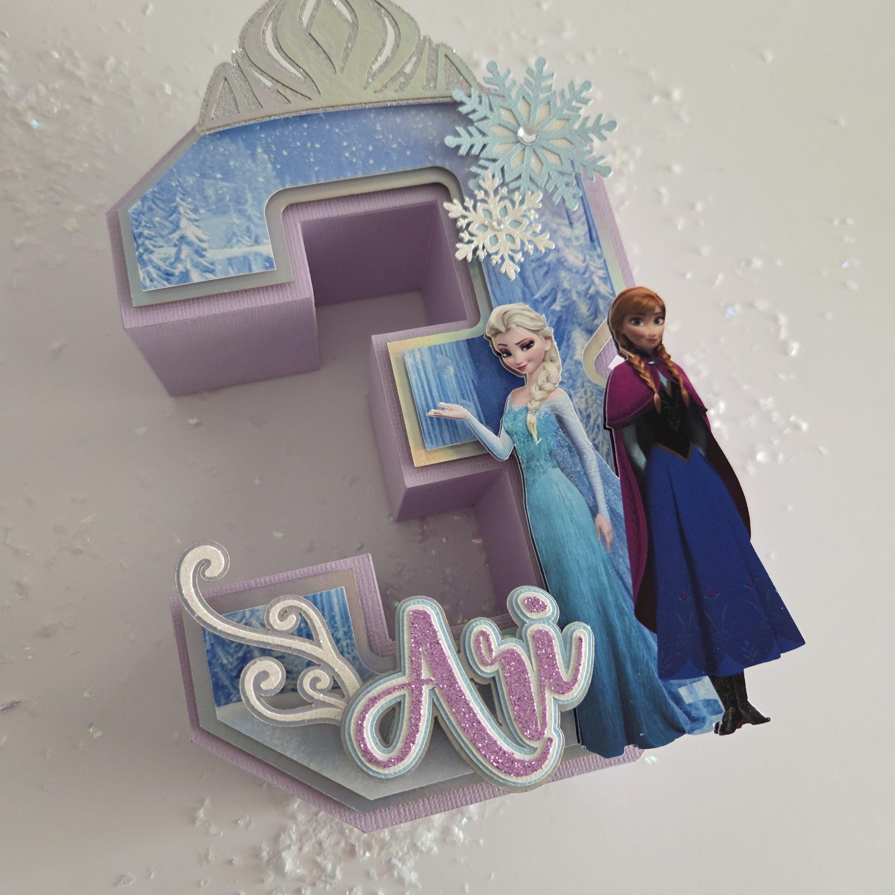 Frozen 3D Letters/numbers Elsa 3D Letters/numbers Frozen Party - Etsy
