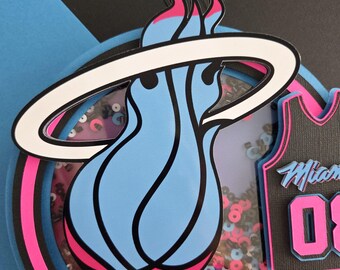 Miami Heat Cake Topper Miami Heat Mashup Cake Topper Basketball