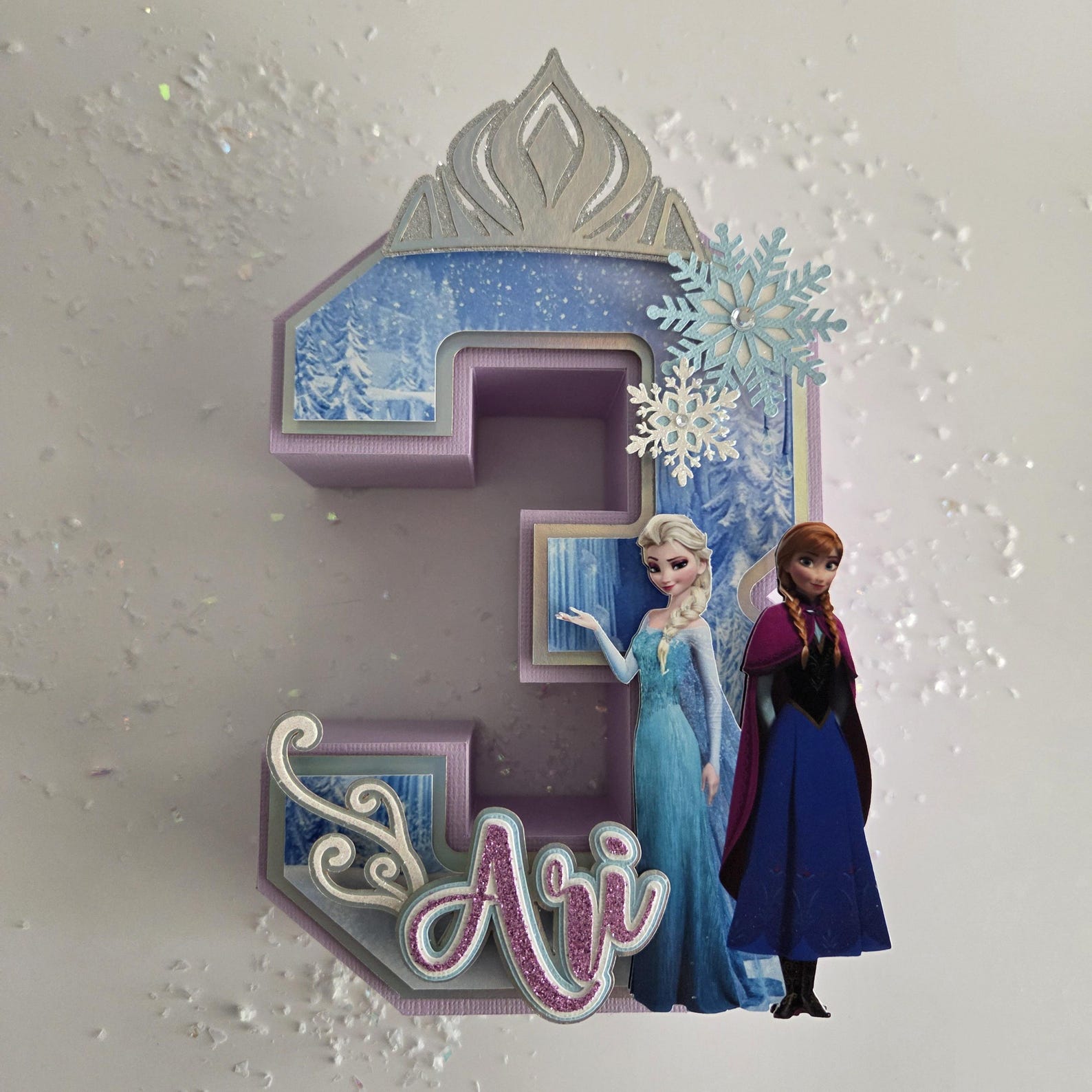 Frozen 3D Letters/numbers Elsa 3D Letters/numbers Frozen Party - Etsy