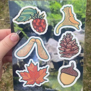 Wald Sticker Blatt