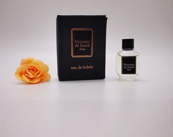 Monsieur De Rauch (1973) MINIATURE perfume. EDT. 4ml / 0.13fl.oz. Splash, NOT spray. ***Ultra rare vintage***