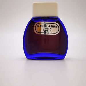 Worth Dans la Nuit 1985. 5ml / 0.16 fl.oz. MINIATURE perfume. PURE PARFUM. Splash, not spray. Ultra rare vintage image 3