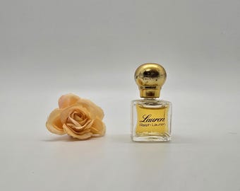 Perfume miniatura "Lauren" de Ralph Lauren. 3,5 ml / 0,11 fl.oz. Eau de Toilette. Splash, não spray. Sem caixa. ***Item vintage raríssimo e descontinuado***