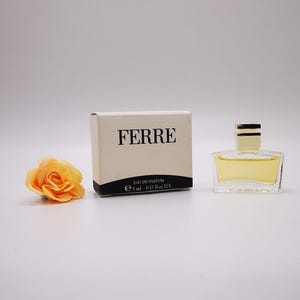 Ferre Eau de Parfum by Gianfranco Ferre  (2005) MINIATURE perfume. 5ml / 0.16 fl.oz. EDP. Collectible. Splash, NOT spray. No Box. **Ultra ra