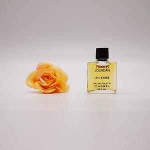 Charles Jourdan Un Homme MINIATURE perfume. 2.5ml / 0.10 fl.oz. EDT. Splash, NOT spray. No Box!  *Collectible vintage miniature**