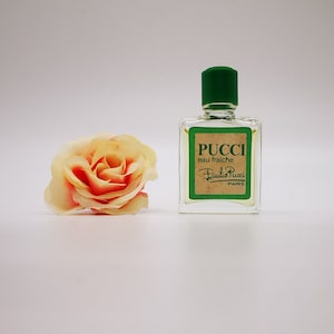Emilio Pucci eau Fraiche (1990&#39;) MINIATURE perfume. 5ml / 0.16 fl.oz. No Box. Splash, NOT spray. ***Ultra rare vintage***