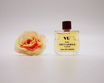 Vu par Ted Lapidus (1975) MINIATURE perfume. EDT. 4ml / 0.13 fl.oz. Splash, NOT spray. No Box. **Very Rare!**