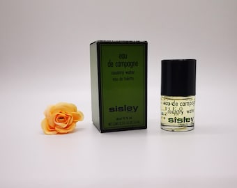 Sisley (1976) Eau de Campagne Country MINIATURE perfume for him. 10ml / 0.34 fl.oz. EDT. Splash, NOT spray. **Ultra rare vintage!**