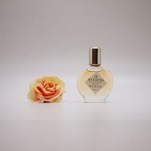 Worth Je Reviens MINIATURE perfume. 4ml / 0.14 fl.oz. Splash, not spray. No Box.