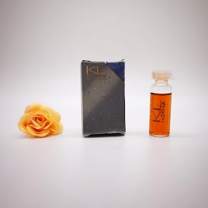 KL (1986) MINIATURE perfume. 5ml / 0.16fl.oz. Collectible vintage. EDT. Splash. No box. **Extremely rare**