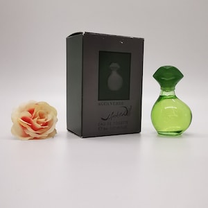 Salvador Dali Agua Verde (2000&#39;) Perfume MINIATURA. 8 ml/0,27 onzas líquidas. EDT. Miniatura coleccionable. Chapoteo. Ninguna caja. ***Antiguo***