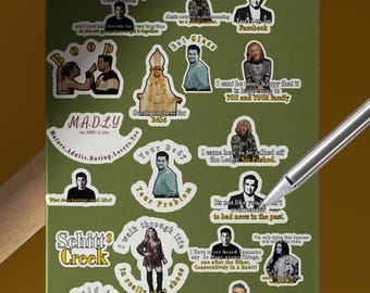 The Ultimate Schitt's Creek  Fan Stickers - Waterproof Cartoon Decals