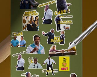 Ultimate Brooklyn Nine Nine Captain Holt Fan Sticker Pack | Waterproof Vinyl | B99