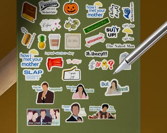 How I Met Your Mother Stickers & Magnets – Cartoon Quote Decals