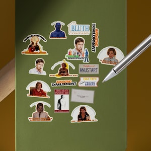 Arrested Development Stickers | Waterproof Stickers for Everyday Use
