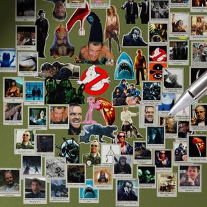 Colección definitiva de pegatinas de películas de la cultura pop