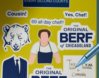 The Bear TV show Sticker & Magnet pack | The Bear collection