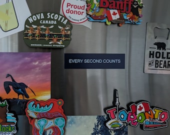 The Bear TV Show Fridge Magnet & Sticker | Every Second Counts