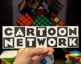 Cartoon Network Logo Keychain, Lanyard Charm, Bag Charm, Magnet