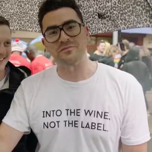 Into The Wine Not The Label T Shirt| Schitt&#39;s creek David Tshirt