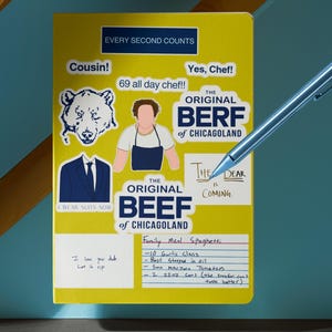 The Bear TV-Serie Sticker & Magnet Pack | Die Bären-Kollektion