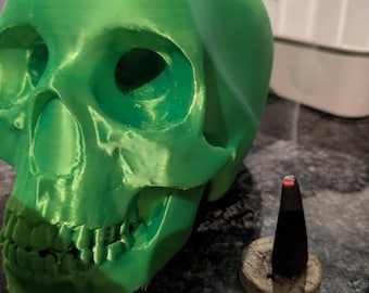 3D Printed Skull Candle Stand