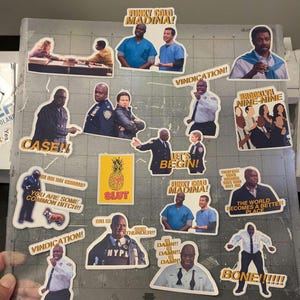 Cp. Holt Stickers Brooklyn Nine Nine | Autocollants imperméables pour un usage quotidien