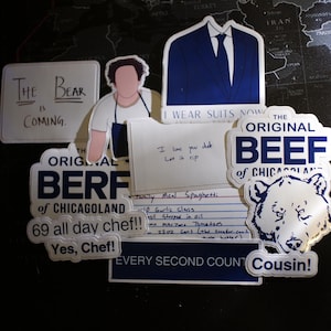 The Bear TV show Sticker & Magnet pack | The Bear collection