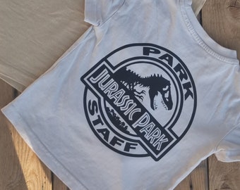 Jurassic Park staff tshirt