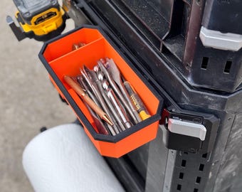 Containers for the ToughBuilt StackTech Storage System, Long Bin. Tools and equipments for woodworker.