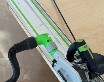 Dust Extraction Port for Festool TS 55. Vacuum Compatible Version