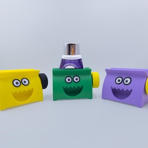 Lustiger Zahnpasta Squeezer Ständer. Badezimmer Organisation.