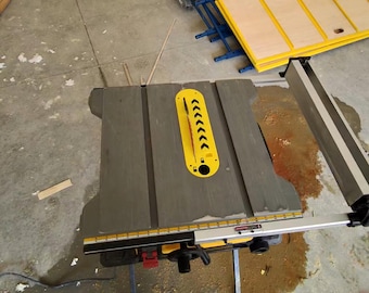 Zero Clearance Insert for DeWALT Table Saws DW744, DW745, DW746, DWE7480, DWE7490X, DWE7491X, DWE7499GD