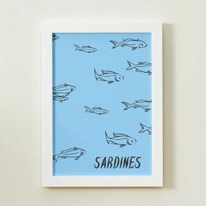 Sardines / Fisch Poster