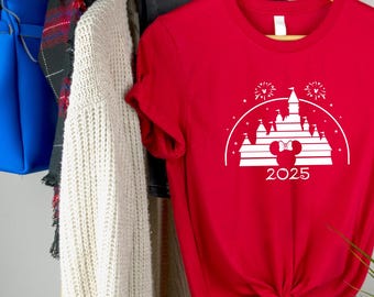 Disney 2025 Shirt, Disney Vacation Tee, Matching Family Disneyland Shirt,Family Disney Trip Shirts, Mickey Minnie Shirt, Disneyworld Outfit