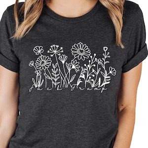Subtle Anti Trump Flower Comfort Colors® Shirt, Anti Capitalist Shirt, FDT Political Shirt, Social Justice,Immigrent Rights, Anti Maga Shirt