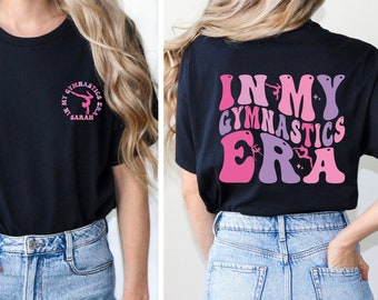 Custom In My Gymnastics Era Shirt, Kids Gymnastics Tees, Gymnastic Mom Shirt, Gift for Gymnast, Toddler Gymnastics T-shirt, Gift for Her
