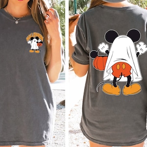 Disney Mickey Halloween Shirt, Comfort Colors Mickey Ghost Shirt, Retro Mickey Spooky Shirt, Mickey's Not So Scary, Disney Halloween Shirt