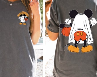 Disney Mickey Halloween Shirt, Comfort Colors Mickey Ghost Shirt, Retro Mickey Spooky Shirt, Mickey's Not So Scary, Disney Halloween Shirt