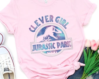 Clever Girl  Jurassic Park Retro Raptor Shirt, Jurassic World Dominion Shirt, Unisex Tee Adult T-shirt, Kid Shirt, Kids Shirt, Gift for Girl