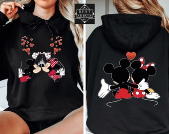 Disney Valentines Sweatshirt, Valentines Day Sweatshirt, Mickey and Minnie Valentine Sweatshirt, Valentines Day Gifts for Her