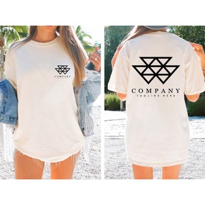 Custom Logo Design Shirt, Personalized Gifts, Business Logo T-Shirt, Company Logo Gifts, Brand Logo Tshirt, Customized Company Shirts image 3
